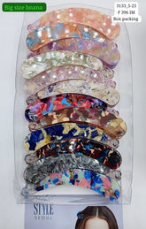 Impression Women's Stylish Plastic Clutcher (Pack of 12)